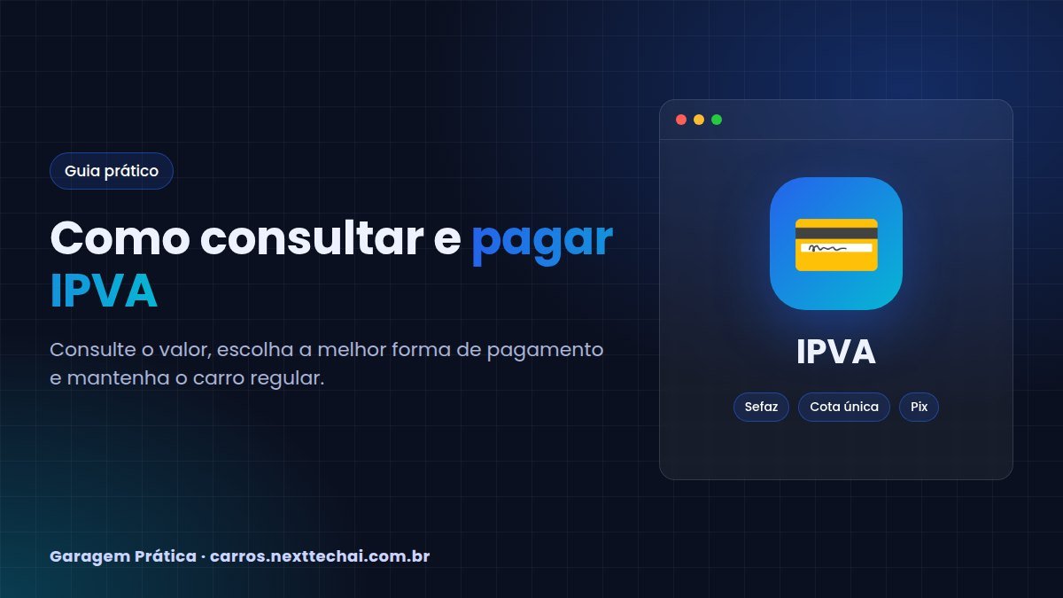 Como consultar e pagar IPVA: guia completo e seguro