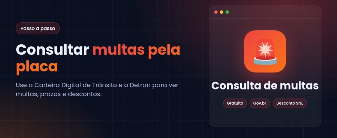 Consultar multas pela placa: guia pelos canais oficiais