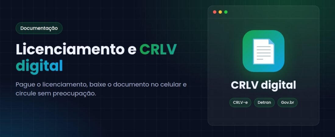 Licenciamento anual: como pagar e baixar o CRLV digital